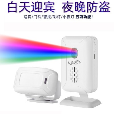 店铺别墅欢迎光临进门红外感应门铃厂家定制可贴牌产品可加印LOGO图4