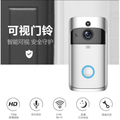跨境涂鸦200万云储存可视门铃 低功耗高清夜视1080P无线门铃图5