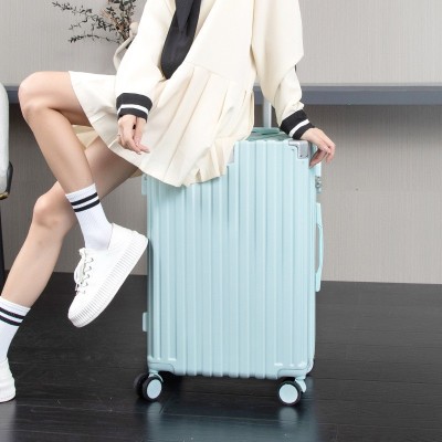 行李箱女拉杆箱2023新款旅行箱万向轮结实耐用24寸大容量密码箱子图3