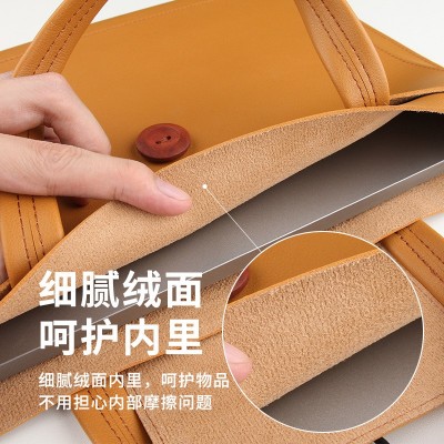 适用于苹果macbook14寸手提包华为16寸笔记本电脑包公文包大容量图3