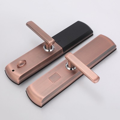 防盗门指纹锁智能锁全自动滑盖智能门锁 家用密码锁可支持APP远程图2