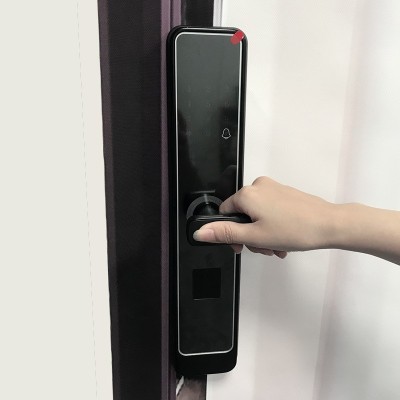 智能锁指纹锁 家用电子锁 酒店出租屋用刷卡锁密码锁图2