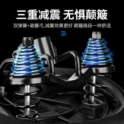 自行车超大座垫中空透气加宽加厚山地自行车车座坐垫舒适骑行装备图5