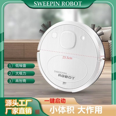 跨境智能扫地机器人USB充电自动清洁机吸尘器小家电会销礼品批发图2