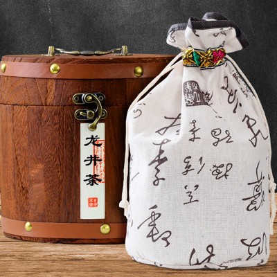 新茶明前龙井绿茶茶叶新茶春茶散装茶叶批发木桶装罐装袋装散装图2