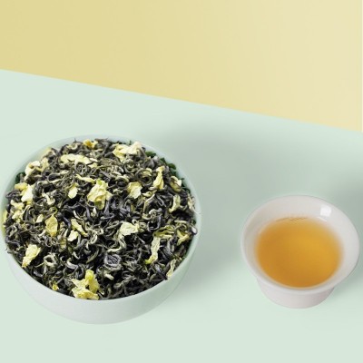 茉莉飘雪2024新茶茉莉花茶罐装浓香耐泡厂家批发电商一件代发送礼图2