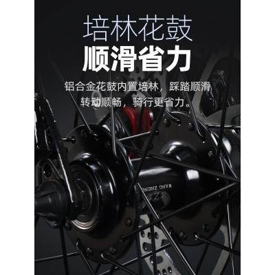 菲利普山地车自行车成人男碟刹越野变速学生青少年公路通勤自行车图4
