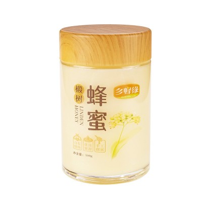 乡蜂缘椴树蜜500g农家自产原蜜500g木盖玻璃瓶图4