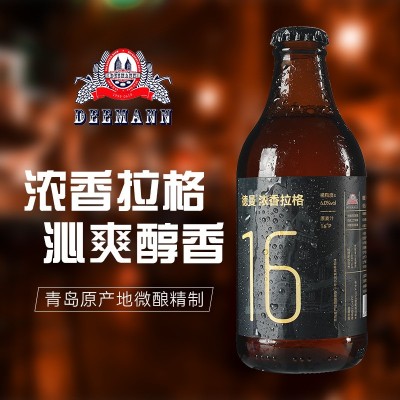 青岛特产16度精酿原浆啤酒24玻璃瓶整箱装可代理批发代发 国产酒图4
