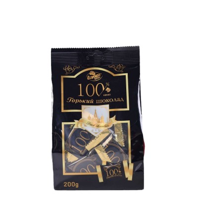 俄罗斯进口纯黑巧克力100%可可脂每日苦黑巧原袋装健身圣诞零食品图5