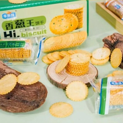 薄脆小饼干香葱多口味独立包装早餐休闲小吃整箱面包零食图2