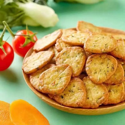 九蔬小饼蔬菜薄脆饼干批发办公室休闲零食曲奇 代餐食品图2