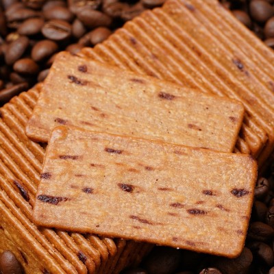 煌记岩烧咖啡饼干 巧克力薄脆120g休闲零食小吃网红推荐 品牌甄选图3
