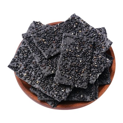 煌记新品黑谷芝麻薄脆饼干330g盒装无蔗糖高钙高膳食纤维休闲零食图5