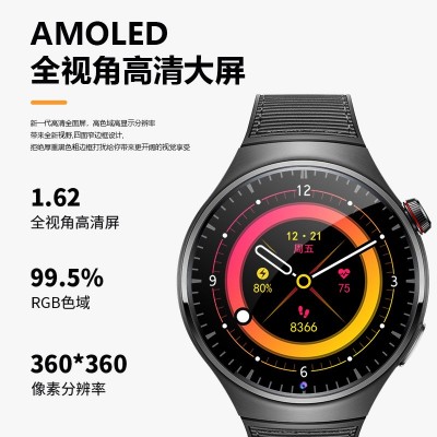 华强北新款GS38全网通智能手表4G可插卡式NFC圆屏 水滴屏爆款手表图4