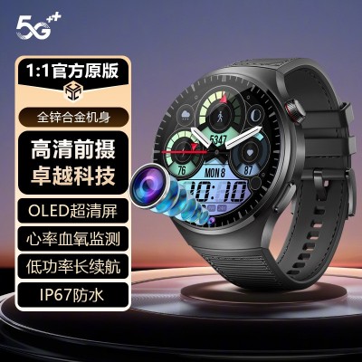 华强北新款GS38全网通智能手表4G可插卡式NFC圆屏 水滴屏爆款手表图2