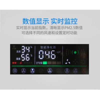 智能紫外线空气净化器家用负离子UV智能净化器 批发礼品代发图3
