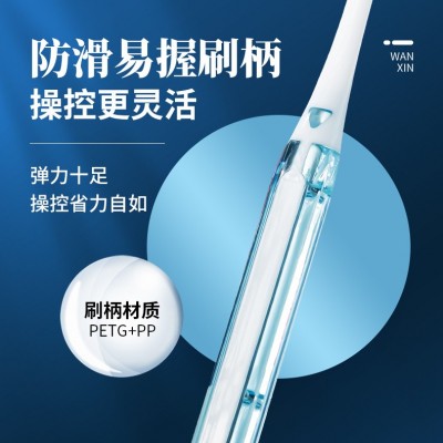 高级软毛牙刷万毛清洁呵护牙龈情侣成人家用牙刷单支独立包装批发图3