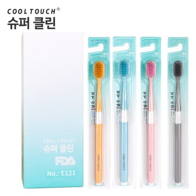COBOR可贝尔COOL TOUCH宽·酷儿日韩系清新四色成人软毛牙刷图5