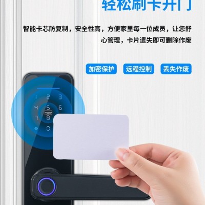 木门指纹锁室内门密码锁家用卧室办公室公寓出租屋智能门锁图4