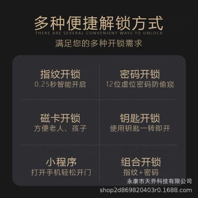 全自动指纹锁东方4号可视猫眼监控WiFi远程家用防盗电子智能门锁图3