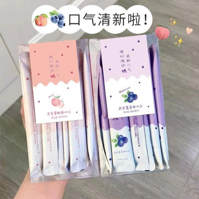 正品鲜果味漱口水清新口气清洁口腔护理牙齿一次性便携式漱口液