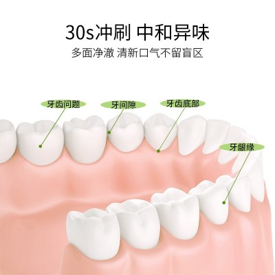 蒂诗颜薄荷沁爽漱口水盒装 劲爽清凉护龈健齿口腔清洁护理漱口水