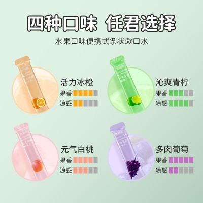 丝瑞妮漱口水口气清新条状便携漱口水一次性独立装口腔护理涑口水图2