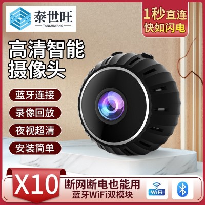 跨境X10高清夜视摄像头手机远程家用监控器无线wifi智能摄像机图2