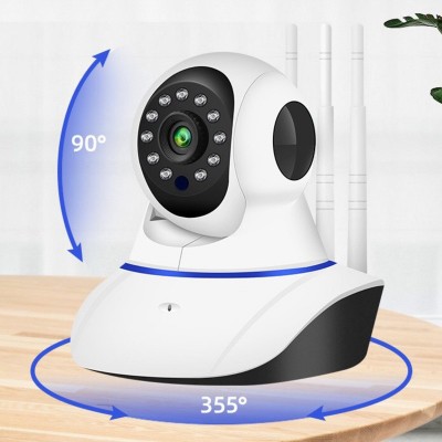 光头强三天线无线WiFi网络摄像机1080P高清远程家用监控摄像头图3