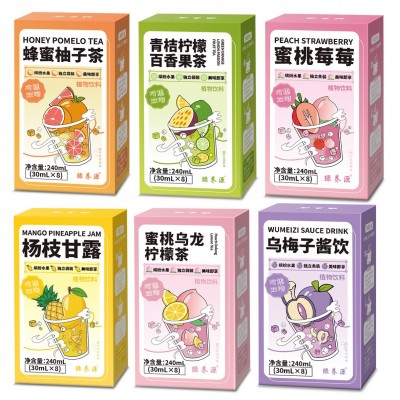 蜂蜜柚子茶青桔柠檬杨枝甘露茶冲饮蜜桃乌龙茶水果茶冲泡 饮品代发图5