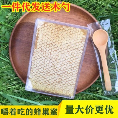 农家自产新鲜蜂巢蜜500g成熟全封盖荆条蜂巢蜜山花蜂蜜土特产批发图2