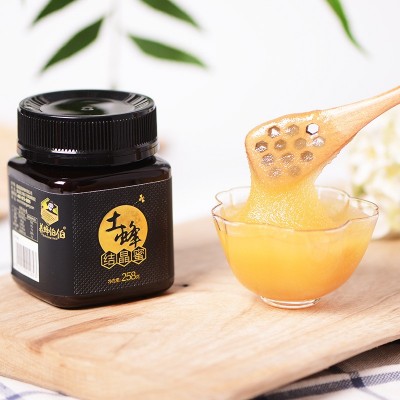 258g野生纯正土蜂蜜批发农家自产百花蜜正品成熟结晶蜂蜜批发厂家图3