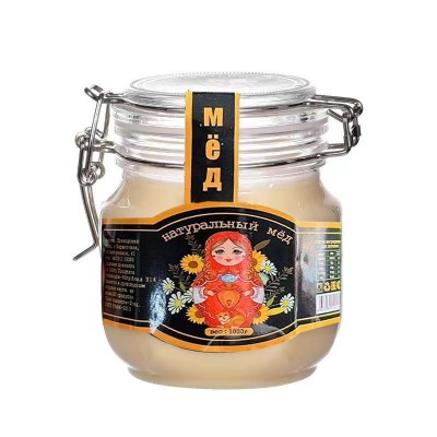 俄罗斯蜂蜜原装进口纯椴树蜜野生蜜雪蜜保真结晶膏状固体 雪蜜正宗图4