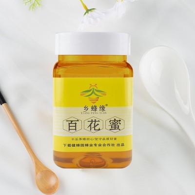 深山蜂场直采百花蜂蜜500g瓶装结晶百花蜂蜜厂家