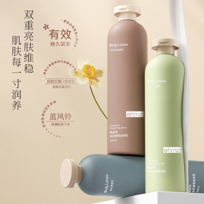 角鲨烷云朵香氛身体乳蓝风铃补水保湿润肤乳秋冬护肤香水身体护理图2