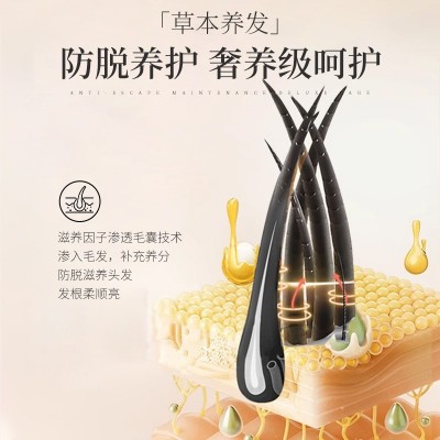 人参何首乌防脱洗发水养发防脱育发去屑止痒控油洗发露洗 头膏正品图3