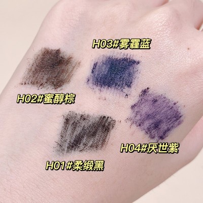 xixi纤长卷翘根根分明睫毛膏防水不晕染定型彩色自然睫毛膏批发图2