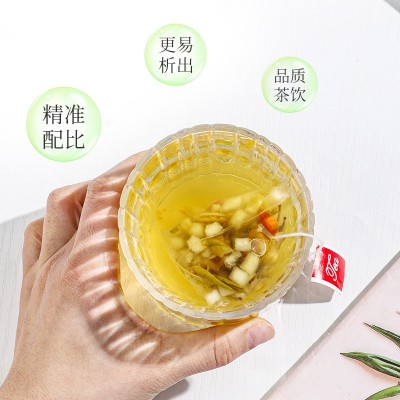 桂花雪梨白茶罗汉果清润茶甘甜花果茶清甜花香醇厚养生茶图2
