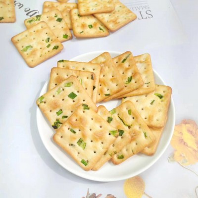 永丽佳香葱苏打饼500g零食咸味牛轧糖饼干手工diy牛扎饼原材图2