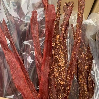风干猪肉 手撕麻辣猪肉干休闲零食非牛肉干景区特产店展会厂家货图4