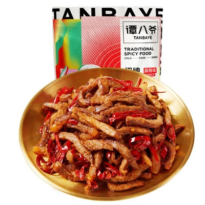 谭八爷招牌冷吃牛肉四川特产麻辣牛肉干网红零食小吃熟食麻辣牛肉图5