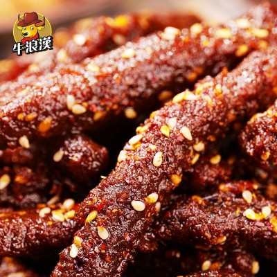 重庆特产牛浪汉泡椒麻辣牛肉条牛肉干160g肉类零食休闲食品批发图4