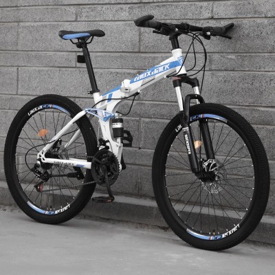 外贸跨境批发山地车26寸变速折叠减震单车bicycle碟刹学生自行车图4