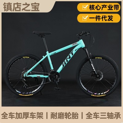 厂家批发JINT品牌山地车成人变速自行车越野减震碟刹学生男女单车图4