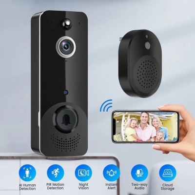 M8智能可视门铃防水WIFI双向对讲移动侦测远程监控家用摄像头现货图2