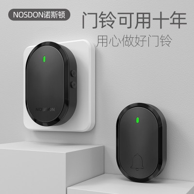 家用无线门铃交流数码音乐门铃超远遥控老人呼叫器美规欧规英规图2