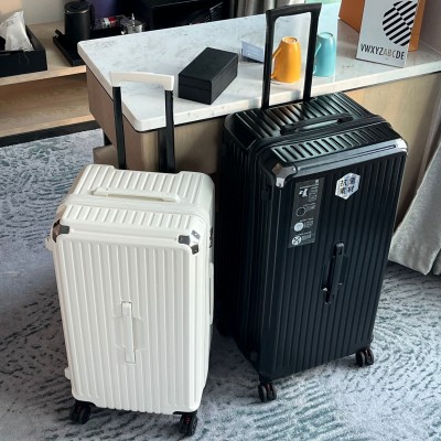 出口外贸超大容量五轮拉杆箱抗菌素材行李箱托运旅行箱学生密码箱图3