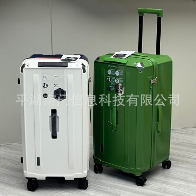 外贸出口超大容量五轮抗菌素材拉杆箱行李箱托运旅行箱密码登机箱