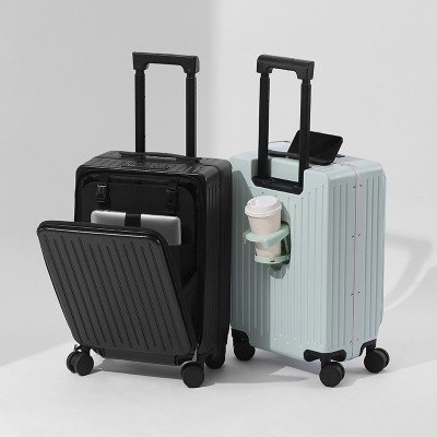 跨境出口登机行李箱20寸女小型密码旅行箱抗摔耐装多功能拉杆箱男图3